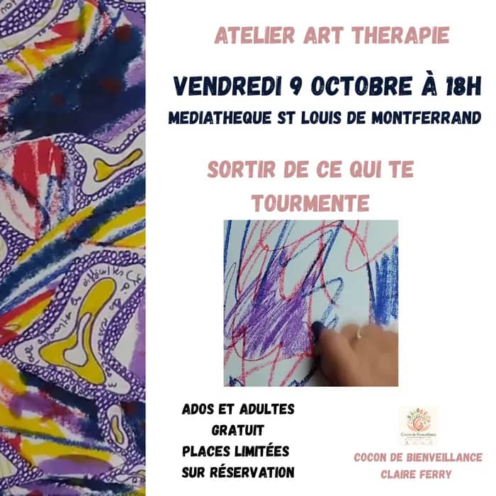 Illustration de l'événement : Atelier d'art thérapie avec Cocon de bienveillance