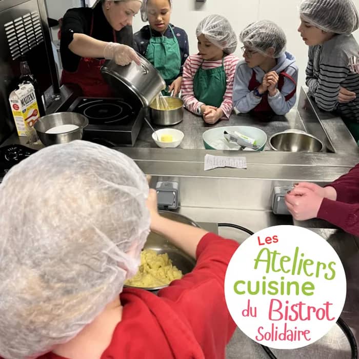 Illustration de l'événement : Les ateliers cuisine du Bistrot Solidaire 🥘🧒👧