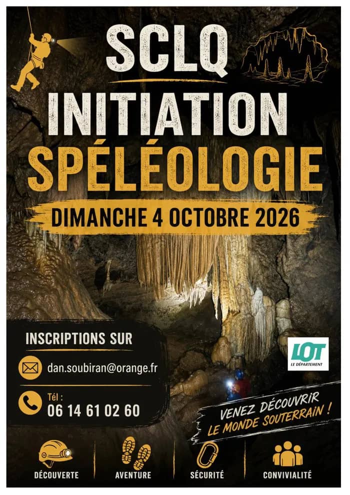 Illustration de l'événement : Initiation à la spéléologie