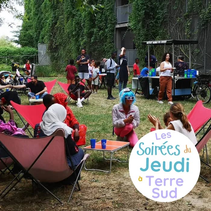 Illustration de l'événement : Les soirées dans le quartier de Terre Sud 🪩