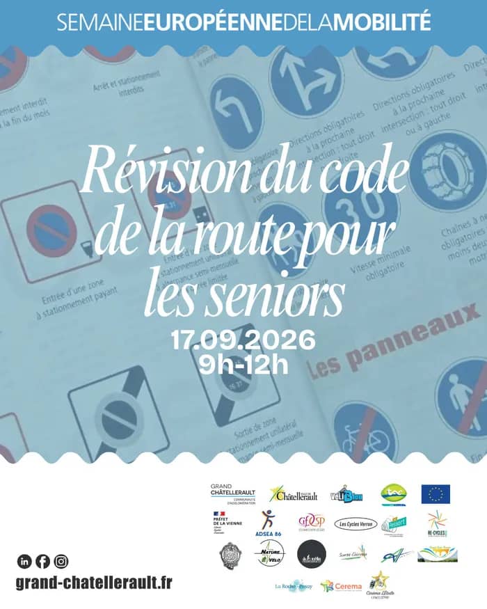 Illustration de l'événement : Révision du code de la route pour les seniors