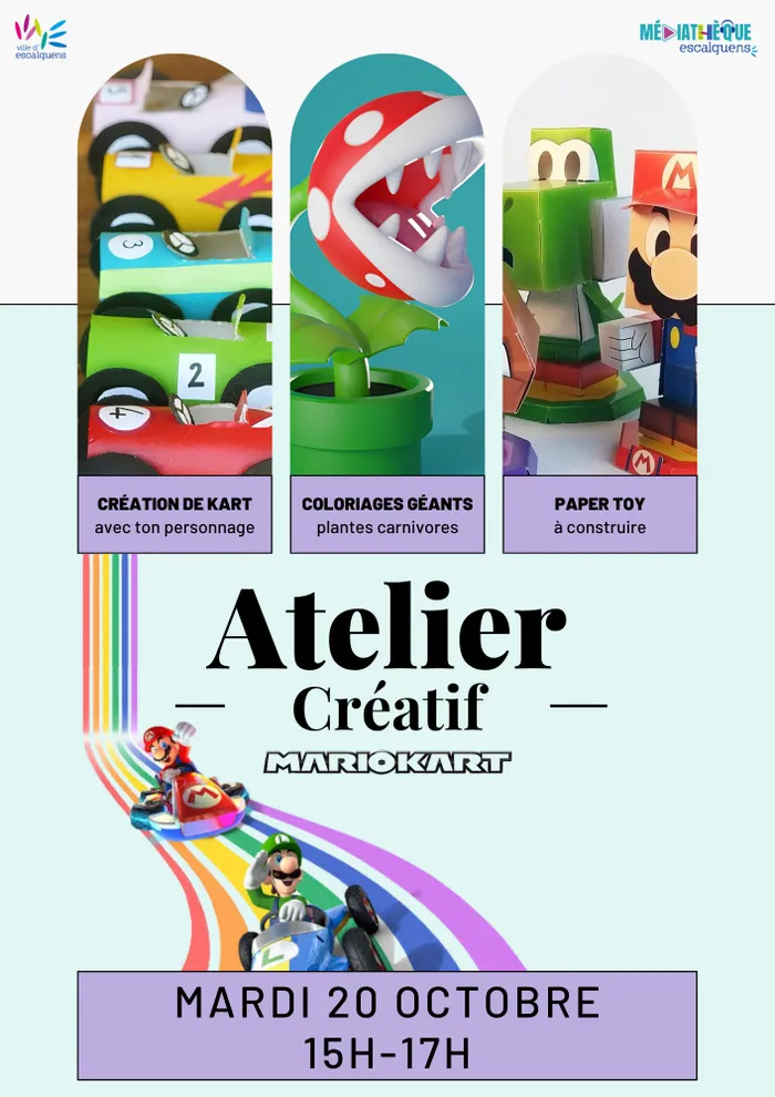 Illustration de l'événement : Atelier Décoration Mario Kart
