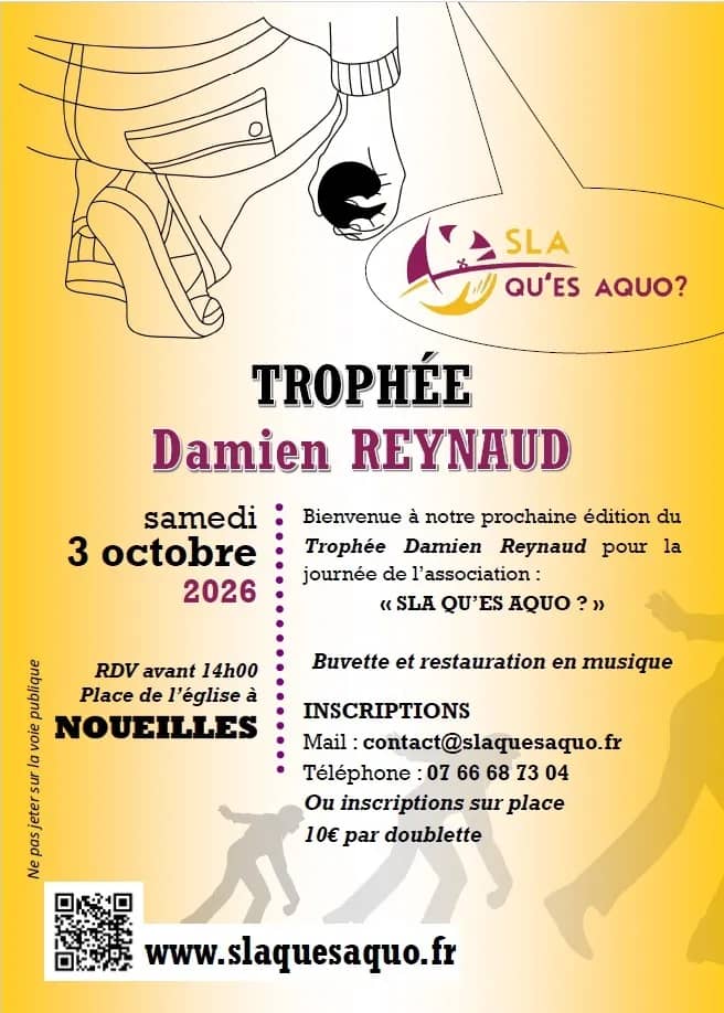 Illustration de l'événement : Trophée Damien Reynaud : concours de pétanque