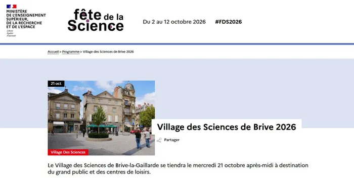 Illustration de l'événement : Fête de la Science