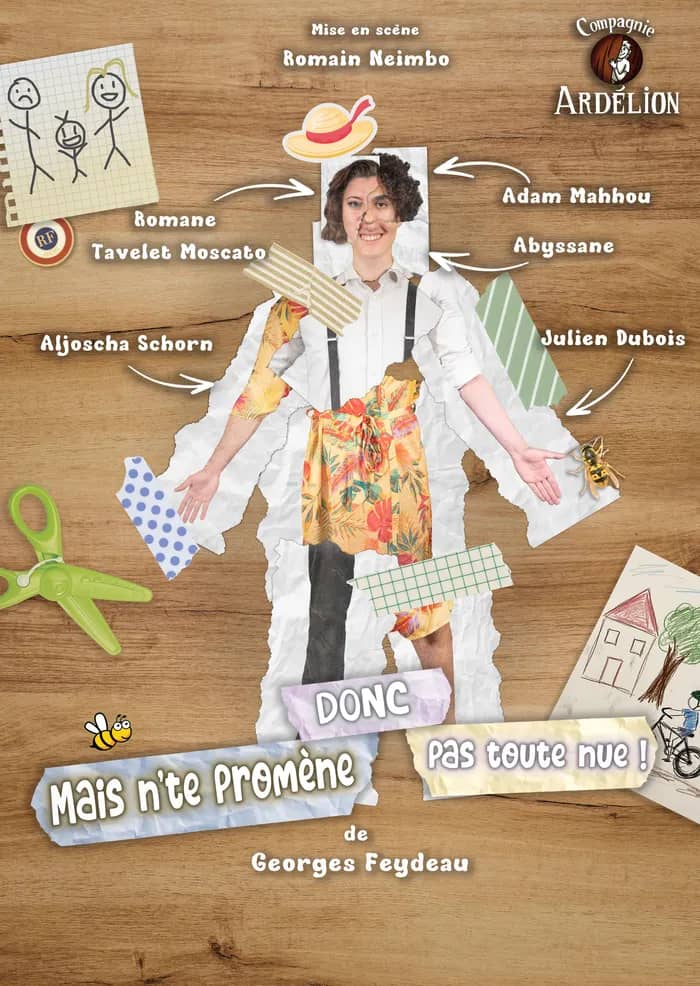 Illustration de l'événement : Mais n'te promène donc pas toute nue - FEYDEAU