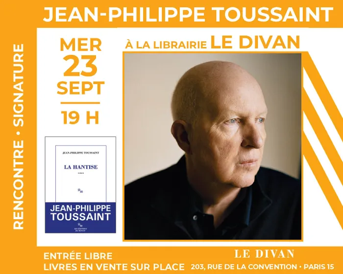 Illustration de l'événement : Jean-Philippe Toussaint présente « La Hantise »