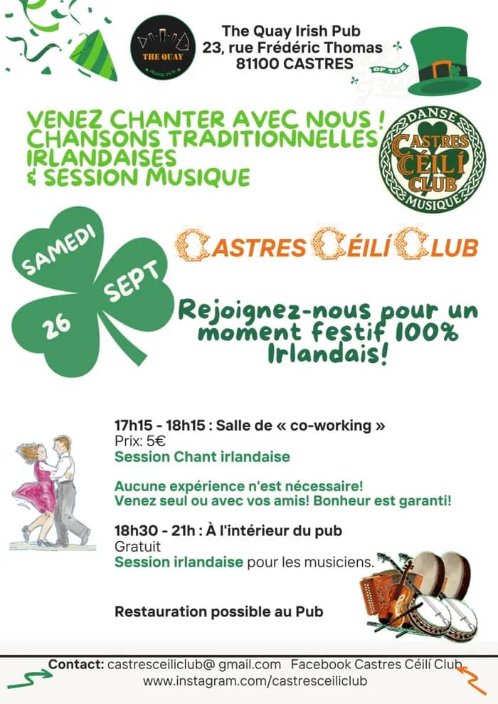 Illustration de l'événement : Castres Ceili Club