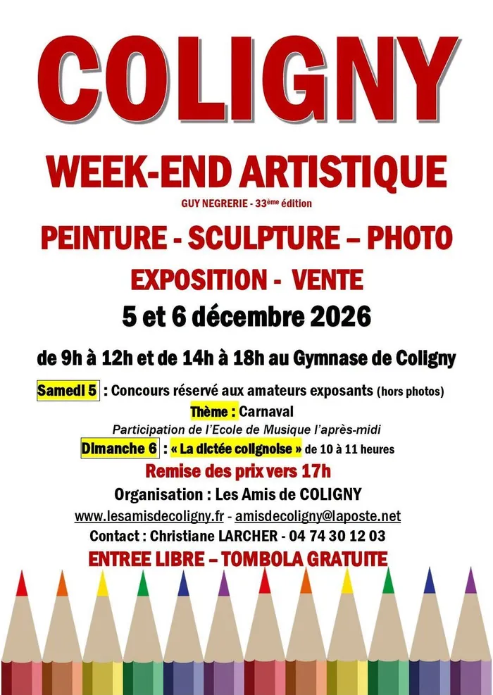 Illustration de l'événement : WE artistique - Guy Négrerie 33e édition