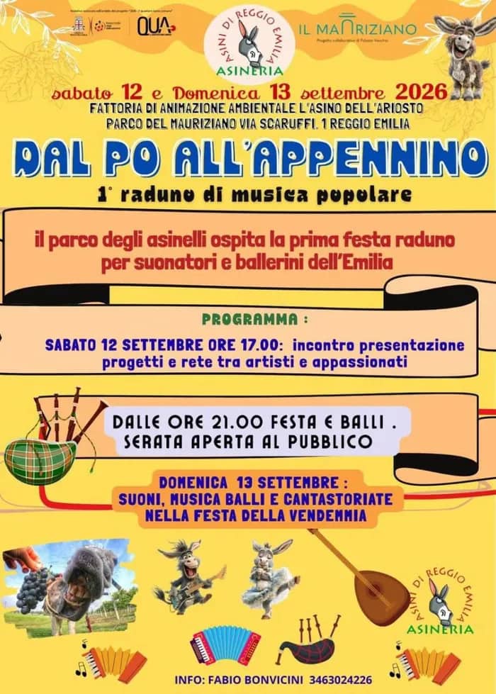 Illustration de l'événement : Dal Po all'Appennino Festa e balli