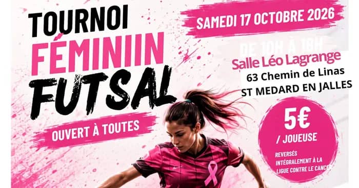 Illustration de l'événement : Tournoi futsal au profit d'Octobre rose