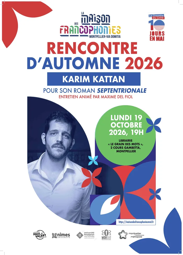 Illustration de l'événement : Rencontre avec l’auteur Karim KATTAN, autour de son livre "Septentrionale".