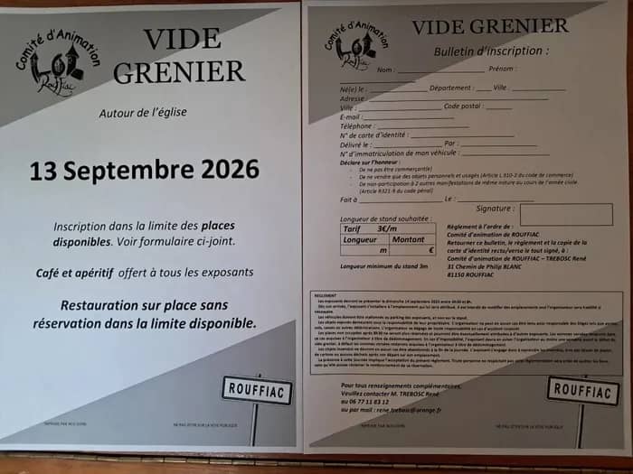 Illustration de l'événement : Vide grenier