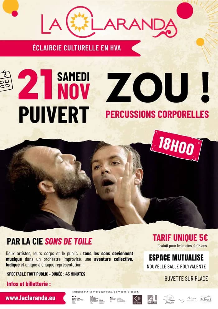 Illustration de l'événement : Zou! Percussions corporelles