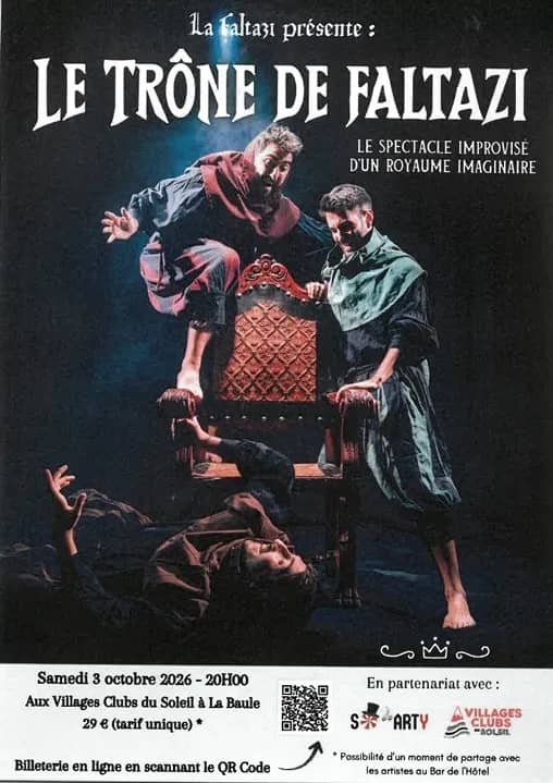 Illustration de l'événement : Spectacle d'improviation Le trône de Faltazi
