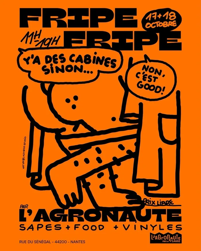 Illustration de l'événement : Fripe Fripe #10 : le salon nantais de la seconde main