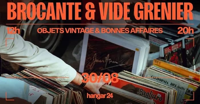 Illustration de l'événement : Brocante et vide-grenier au Hangar 24