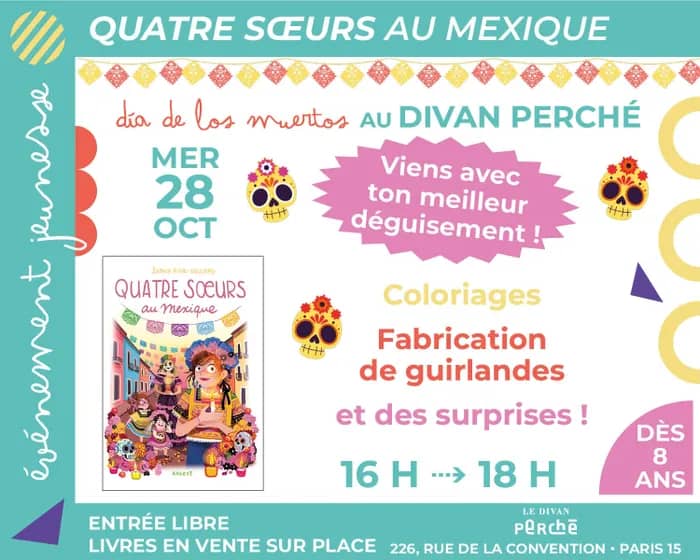 Illustration de l'événement : Dia de los Muertos - Viens avec ton meilleur déguisement !