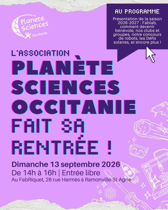 Illustration de l'événement : Planète Sciences Occitanie fait sa rentrée !