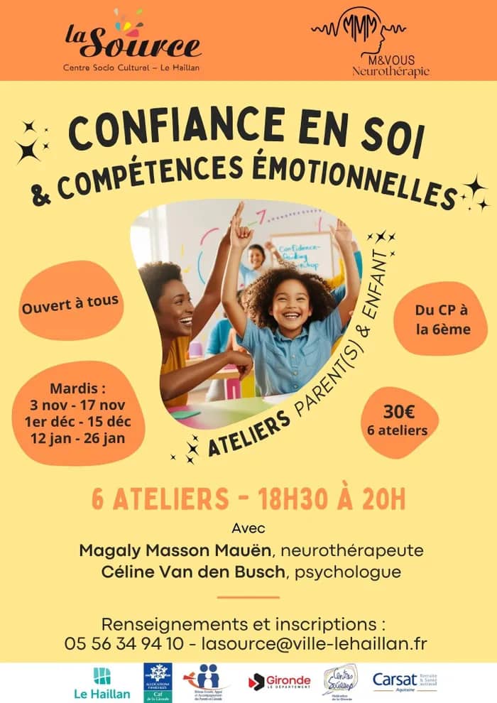 Illustration de l'événement : Ateliers confiance en soi