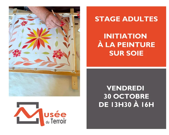 Illustration de l'événement : Stage Adulte : initiation à la peinture sur soie