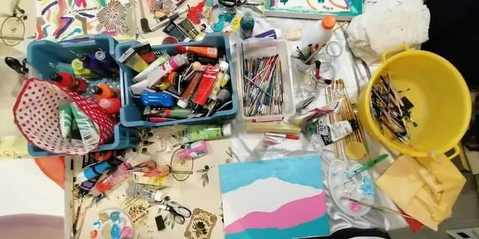 Illustration de l'événement : Atelier créatif - Peinture et Collage