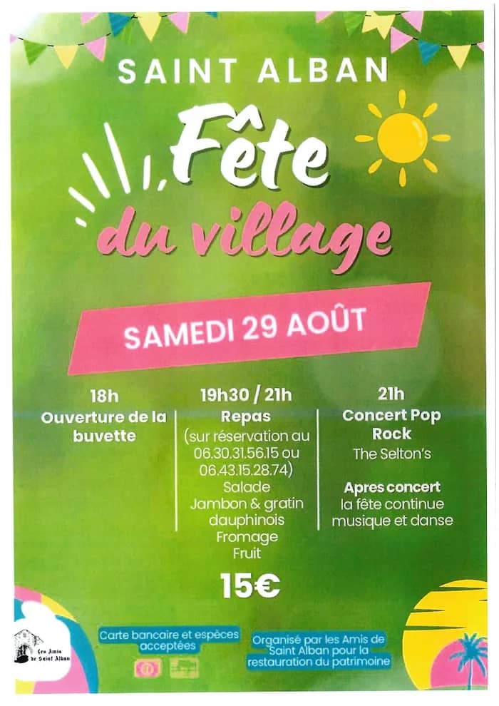 Illustration de l'événement : Fête du village de Saint-Alban