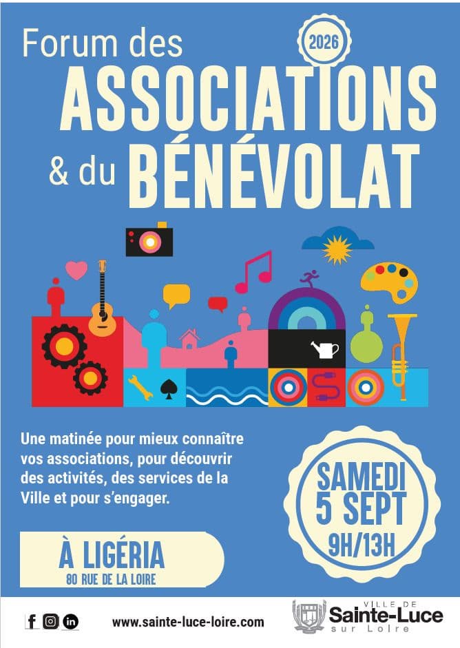 Illustration de l'événement : Forum des associations et du bénévolat de Sainte-Luce-sur-Loire
