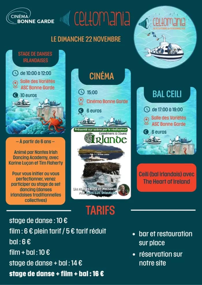 Illustration de l'événement : Stage de danse irlandaise et bal irlandais