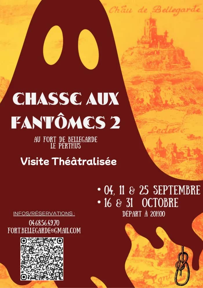 Illustration de l'événement : Visite théatralisée " La chasse aux fantômes 2" au Fort de Bellegarde