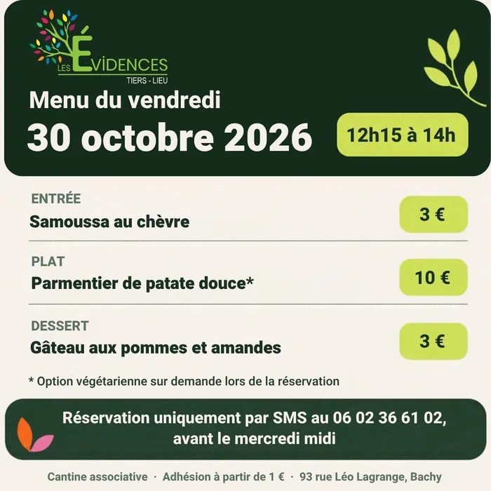 Illustration de l'événement : Cantine associative