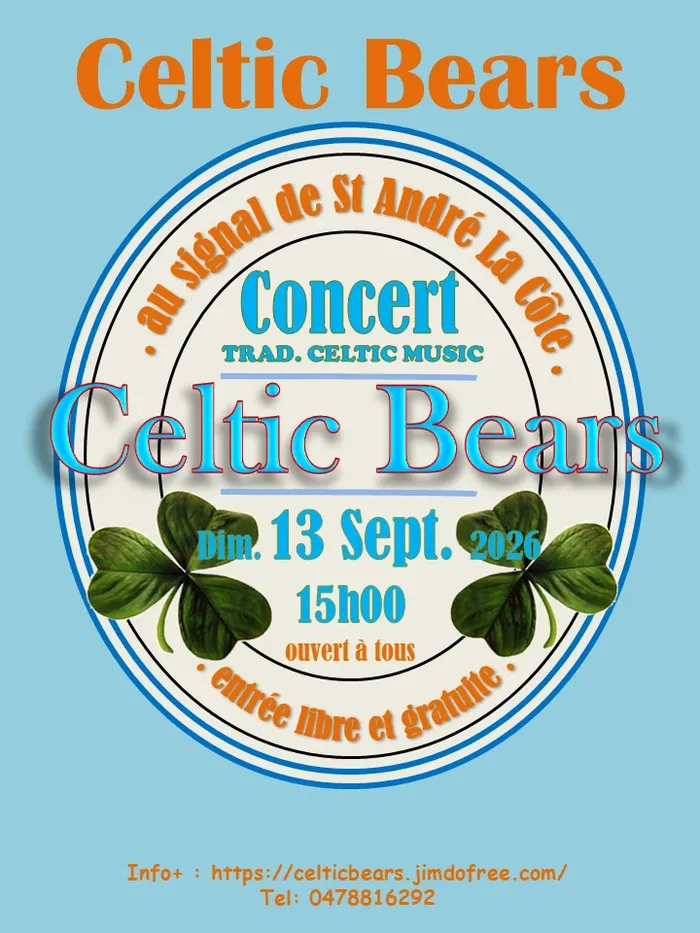 Illustration de l'événement : Celtic Bears Concert acoustique au signal de Saint André La Cote