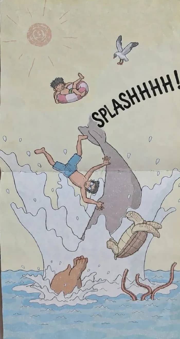 Illustration de l'événement : La Méditerranée. Splaaash!