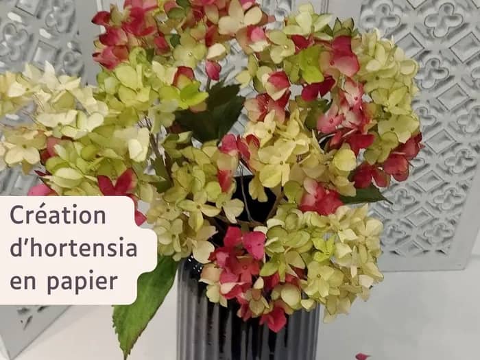 Illustration de l'événement : Atelier "Création d'hortensias en papier"