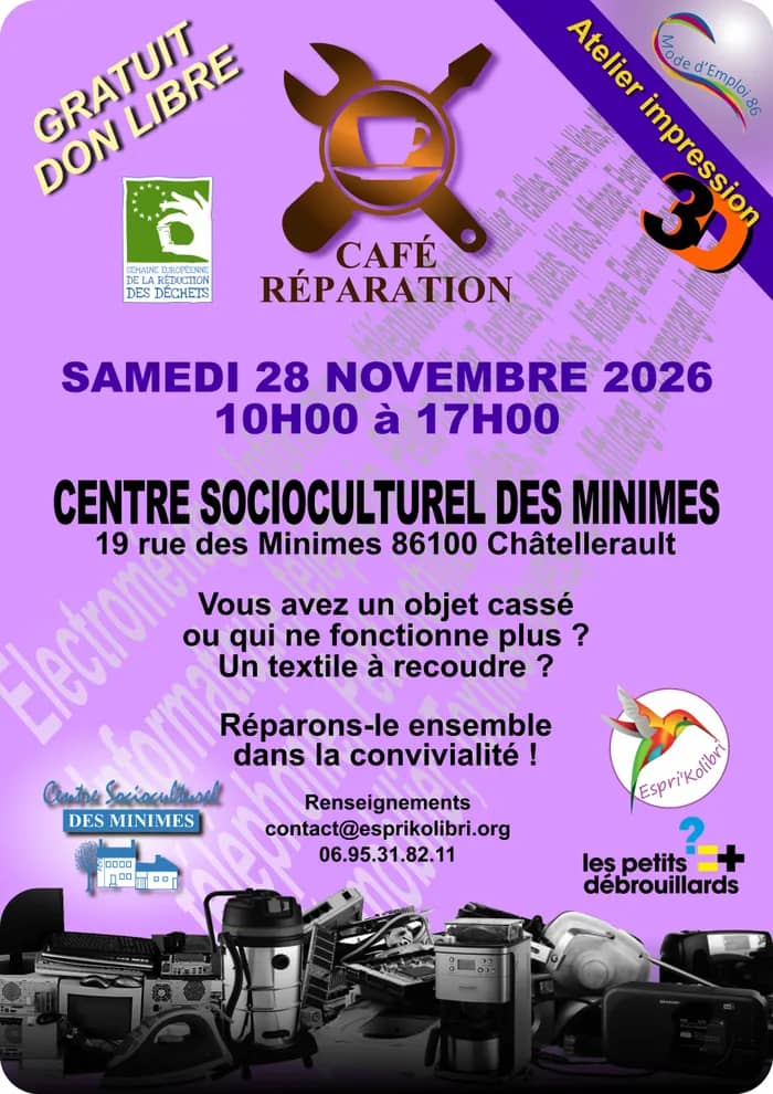 Illustration de l'événement : Café Réparation