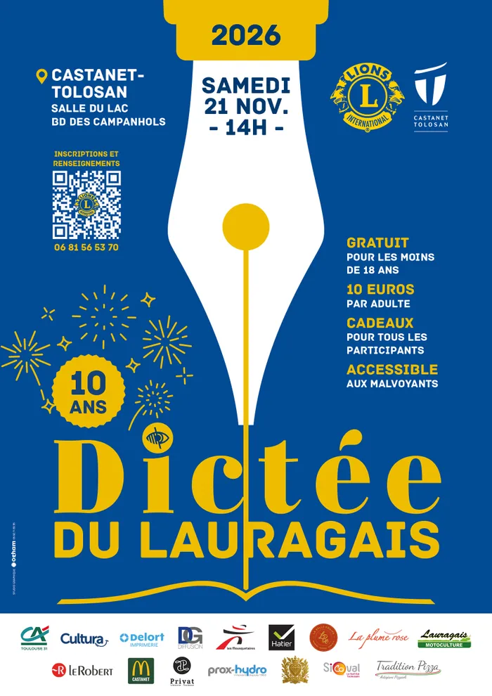 Illustration de l'événement : La Dictée du Lauragais - 10e édition