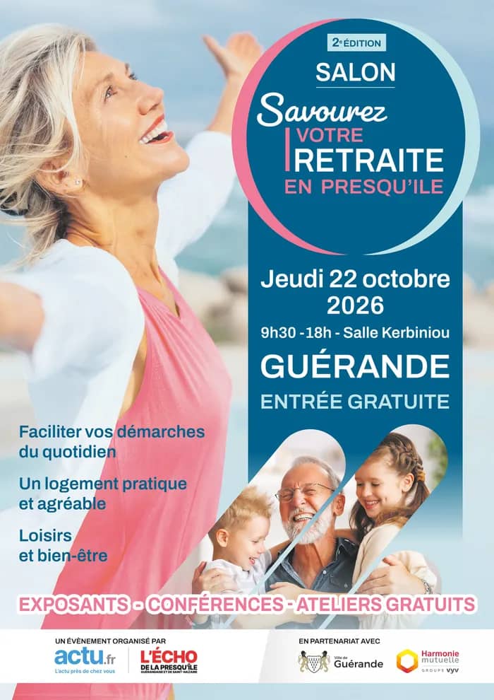 Illustration de l'événement : Salon "Savourez votre retraite en Presqu'île"