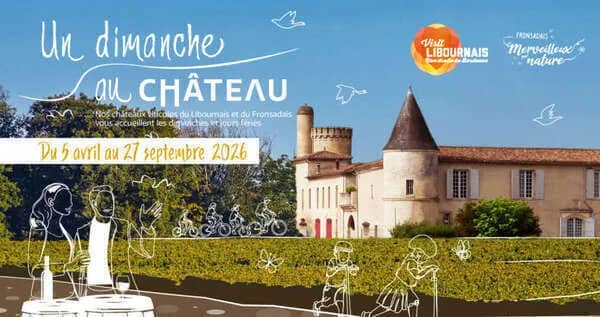 Illustration de l'événement : Saint Emilion visite Un dimanche au château