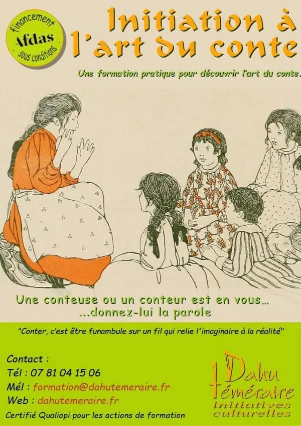 Illustration de l'événement : Stage d'initiation à l'art du conte