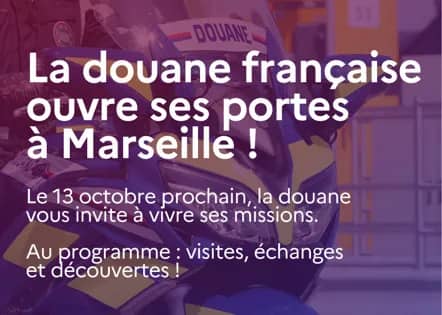 Illustration de l'événement : Journées Portes Ouvertes de la Douane à Marseille