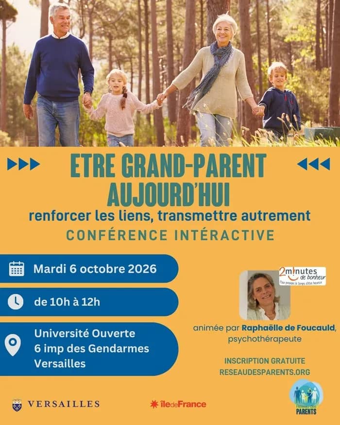 Illustration de l'événement : Conférence "Etre grand-parent aujourd'hui"