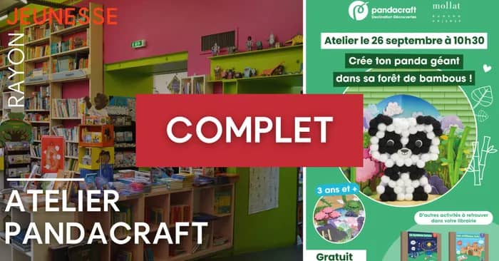 Illustration de l'événement : COMPLET - Atelier Pandacraft
