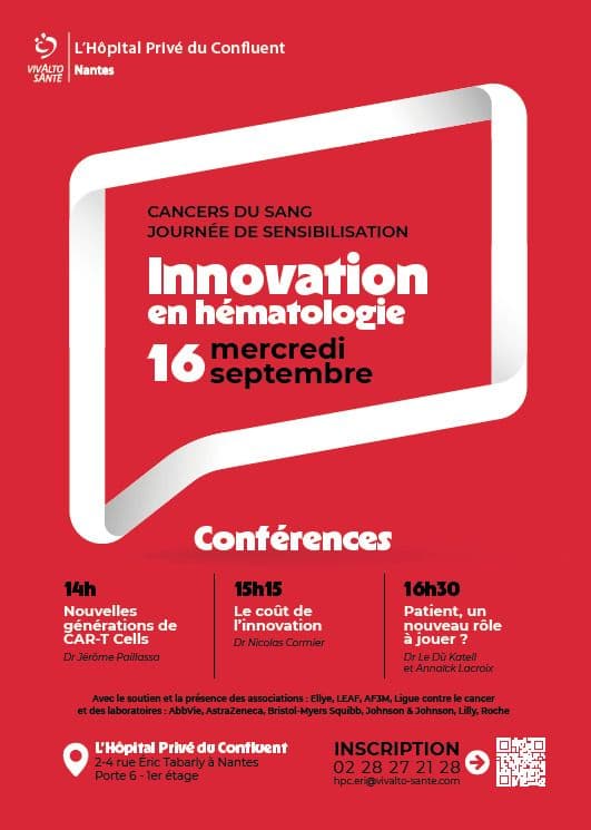 Illustration de l'événement : Journée de sensibilisation aux cancers du sang