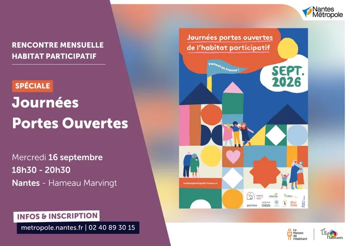 Illustration de l'événement : Rencontre habitat participatif : spéciale Journées Portes Ouvertes