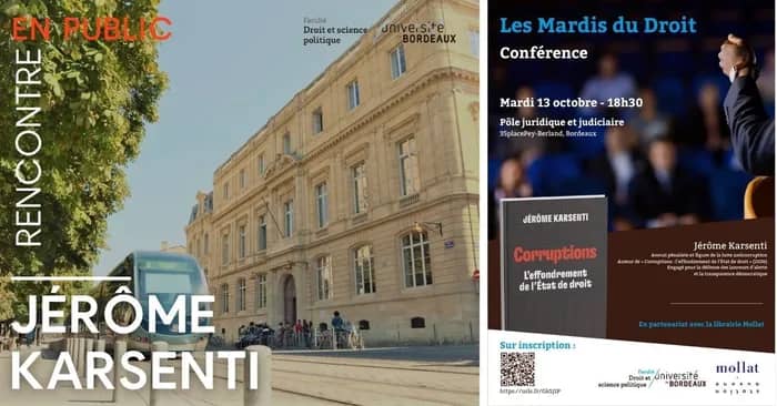 Illustration de l'événement : Mardi du droit - Rencontre avec Jérôme Karsenti