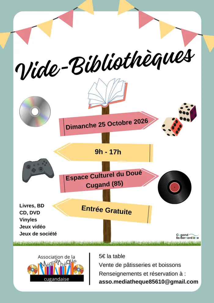 Illustration de l'événement : Vide Bibliothèques #5 par les bénévoles de la Médiathèque de Cugand
