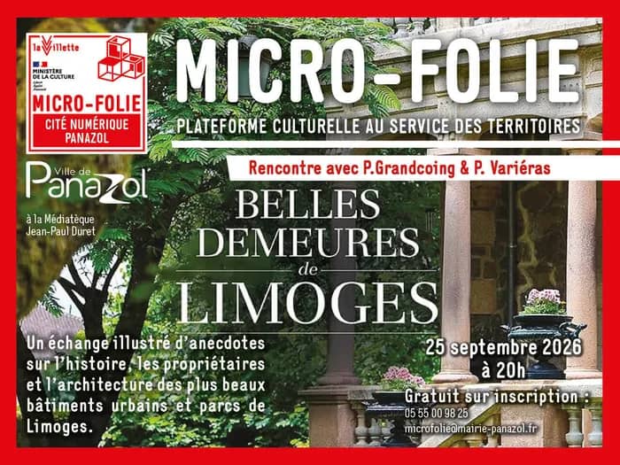 Illustration de l'événement : Belles demeures de Limoges: histoires, regards et patrimoine