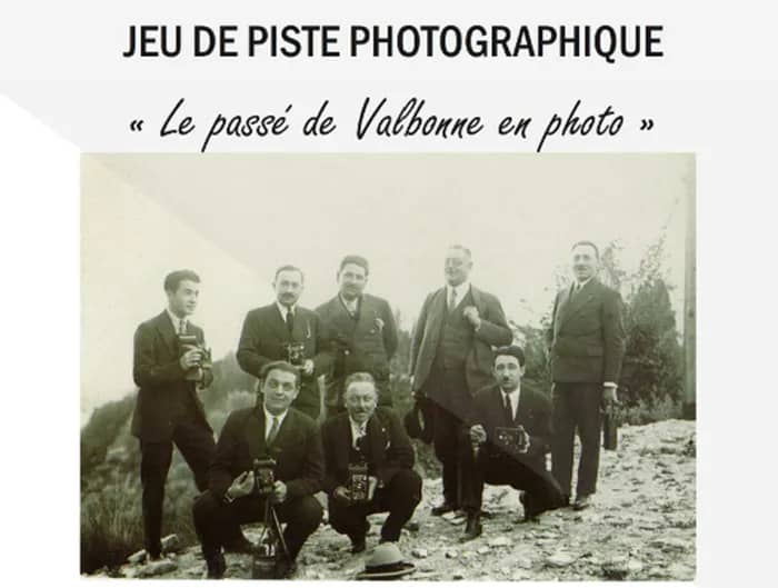 Illustration de l'événement : Jeu de piste photographique « Le passé de Valbonne en photo »