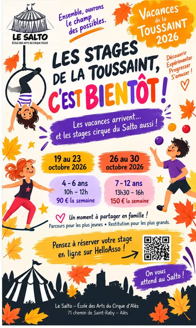 Illustration de l'événement : Les vacances de la Toussaint au Salto !