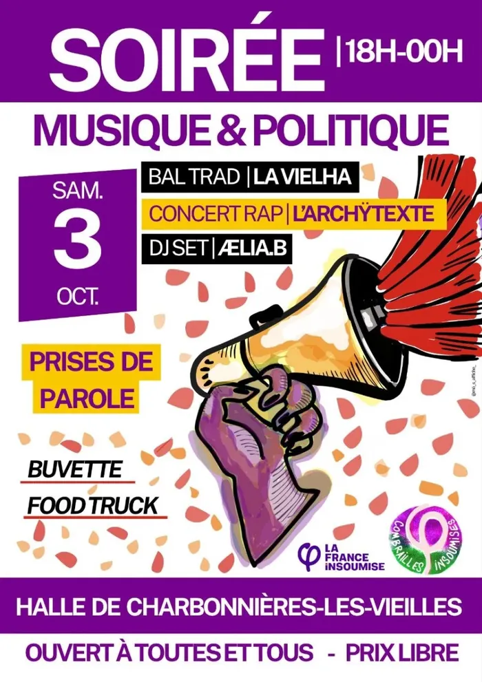 Illustration de l'événement : Soirée musique et politique