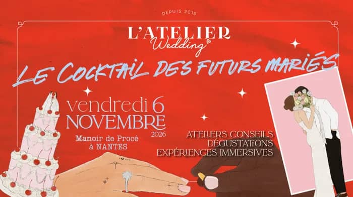 Illustration de l'événement : Le Cocktail des Futurs Mariés - L'Atelier Wedding